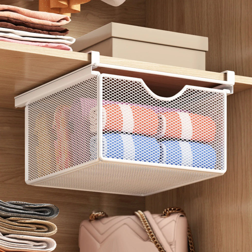 Under-Shelf Hanging Storage Basket