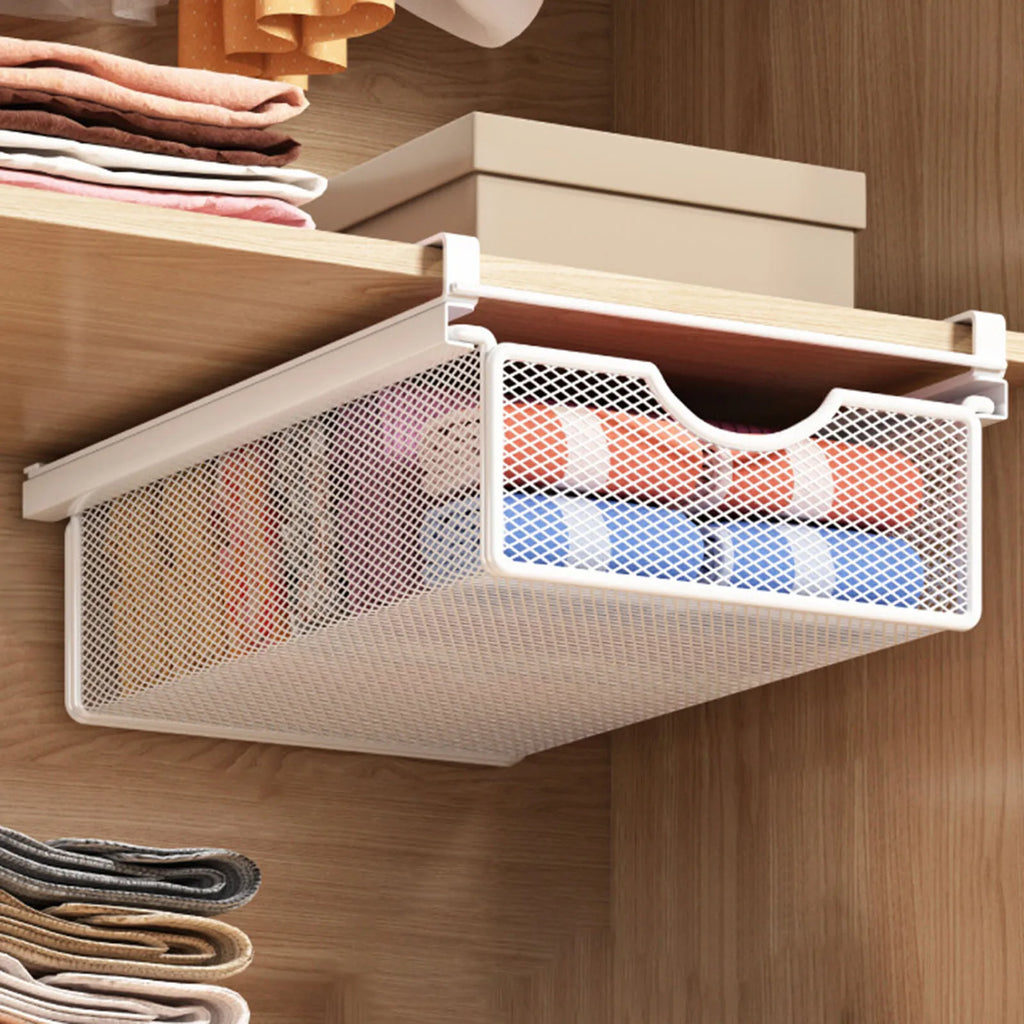 Under-Shelf Hanging Storage Basket