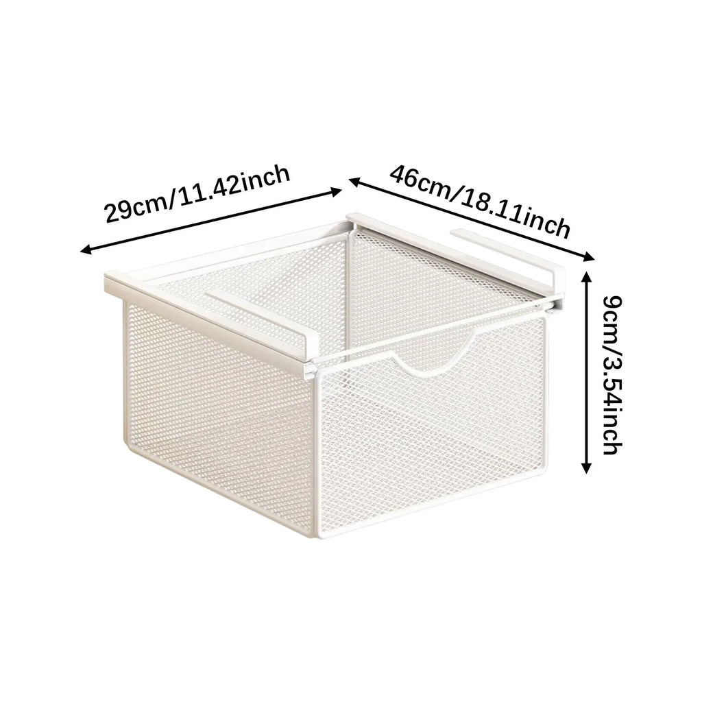Under-Shelf Hanging Storage Basket