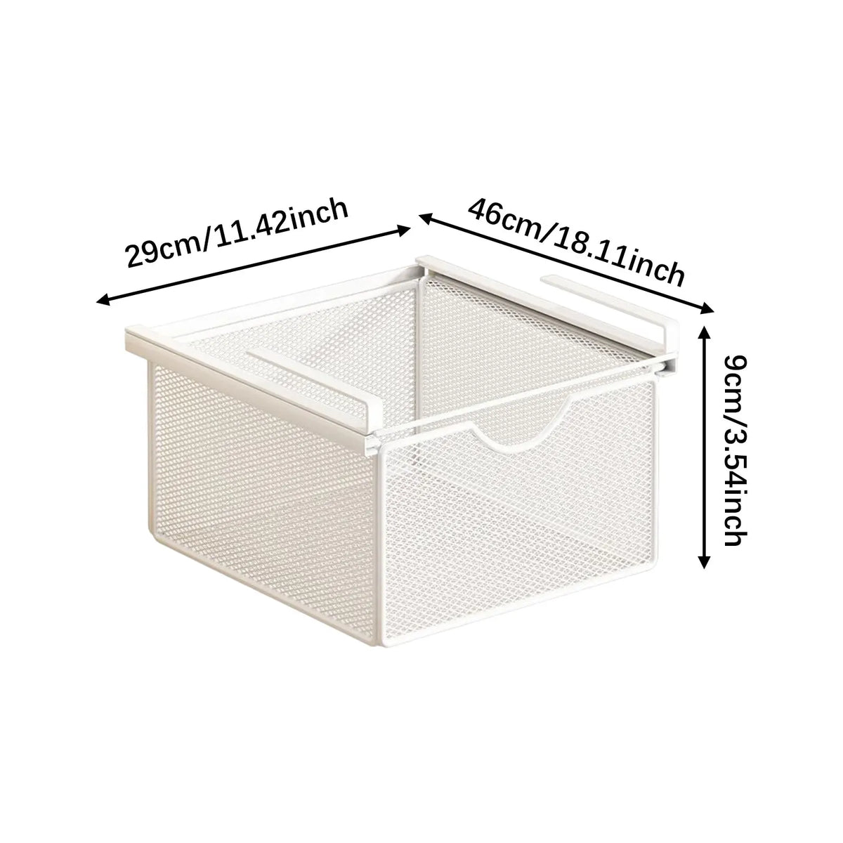Under-Shelf Hanging Storage Basket