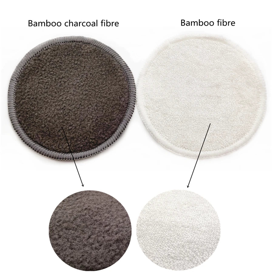 Reusable Bamboo Makeup Remover Pads — 12 Pack