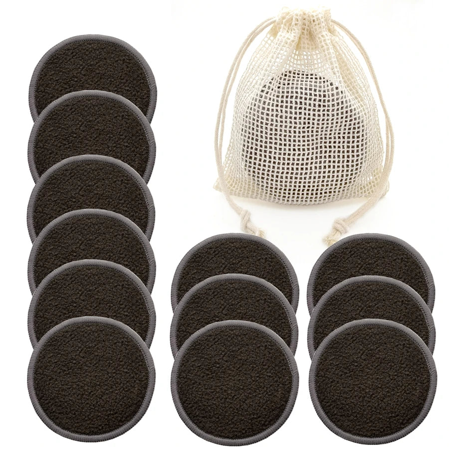 Reusable Bamboo Makeup Remover Pads — 12 Pack
