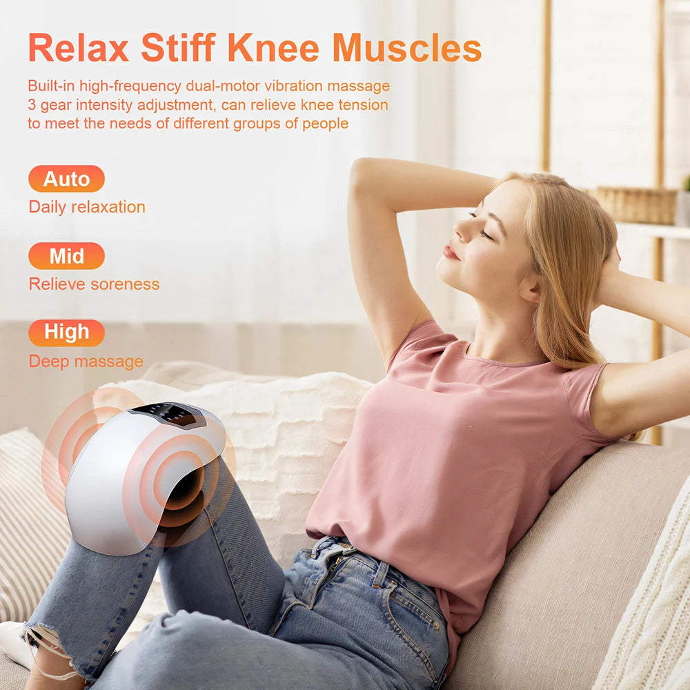 Adjustable Air-Pressure Knee Massager