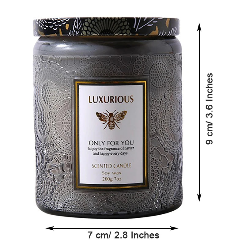 Scented Soy Wax Jar Candle – 7 oz