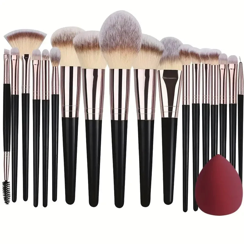 Makeup Brush Set – 3 to 20 Pieces