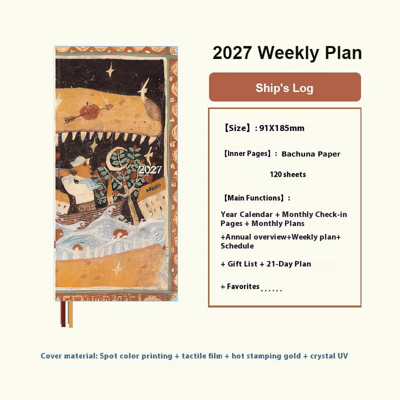 Kinbor 2027 Pocket Weekly Planner