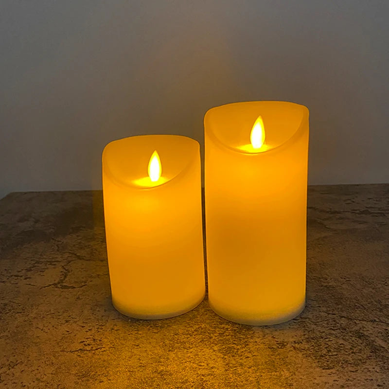Moving-Flame LED Candles – Warm Decorative Lighting