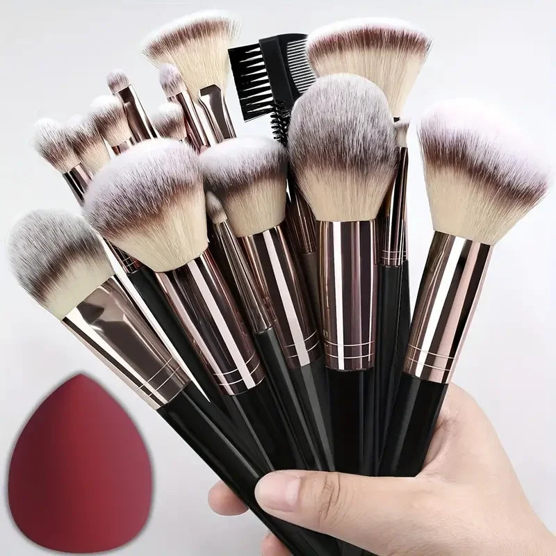 Makeup Brush Set – 3 to 20 Pieces