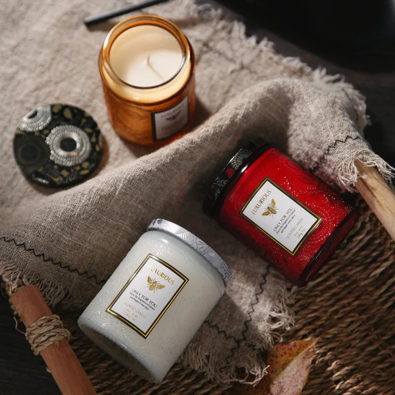 Scented Soy Wax Jar Candle – 7 oz