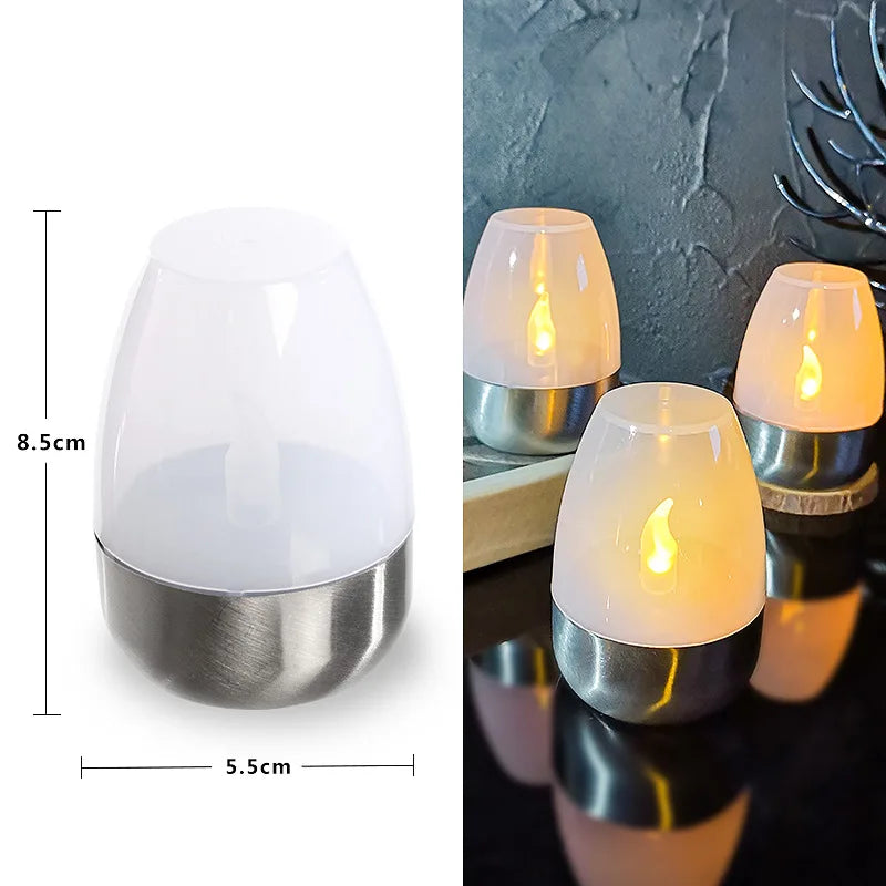 Solar-Powered Flameless Candle Lights