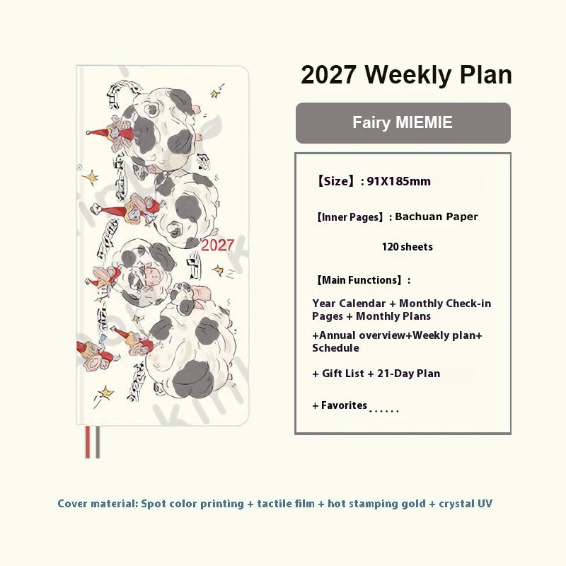 Kinbor 2027 Pocket Weekly Planner