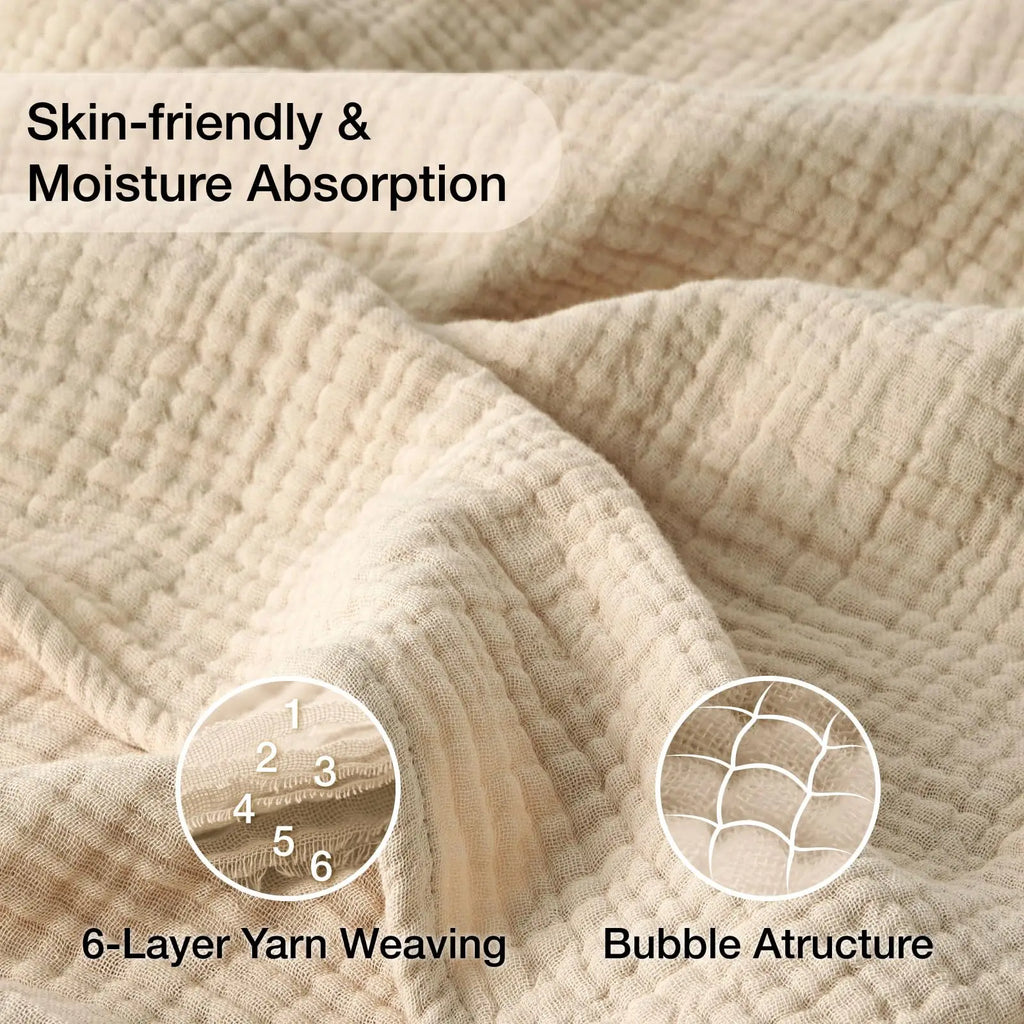 100% Cotton Muslin Blanket