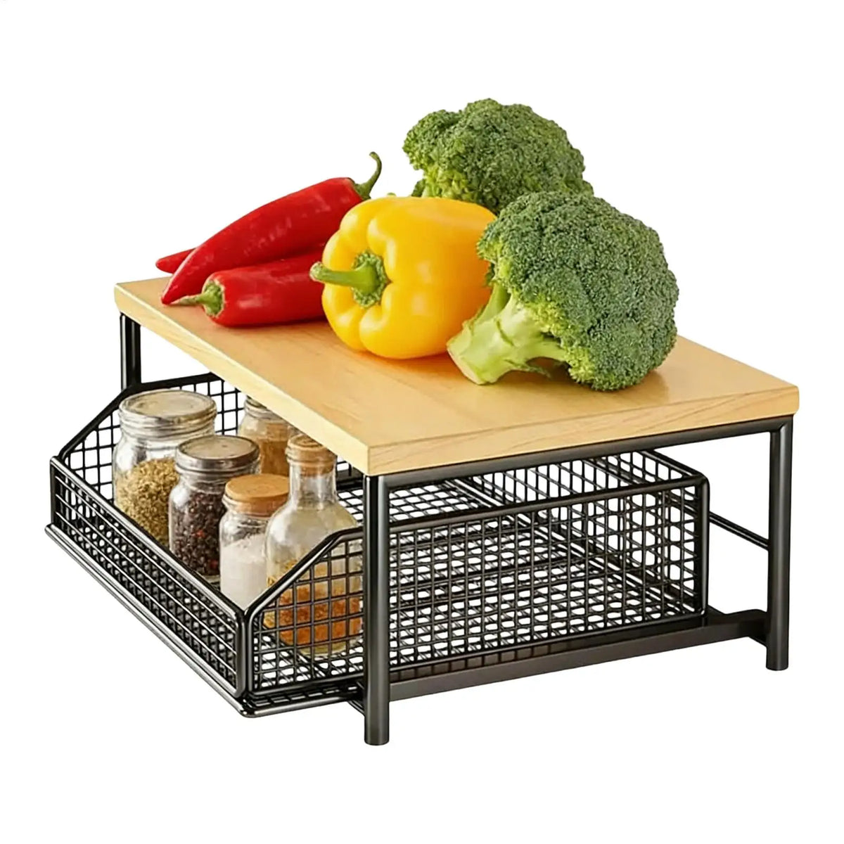 Kitchen Countertop Storage Shelf