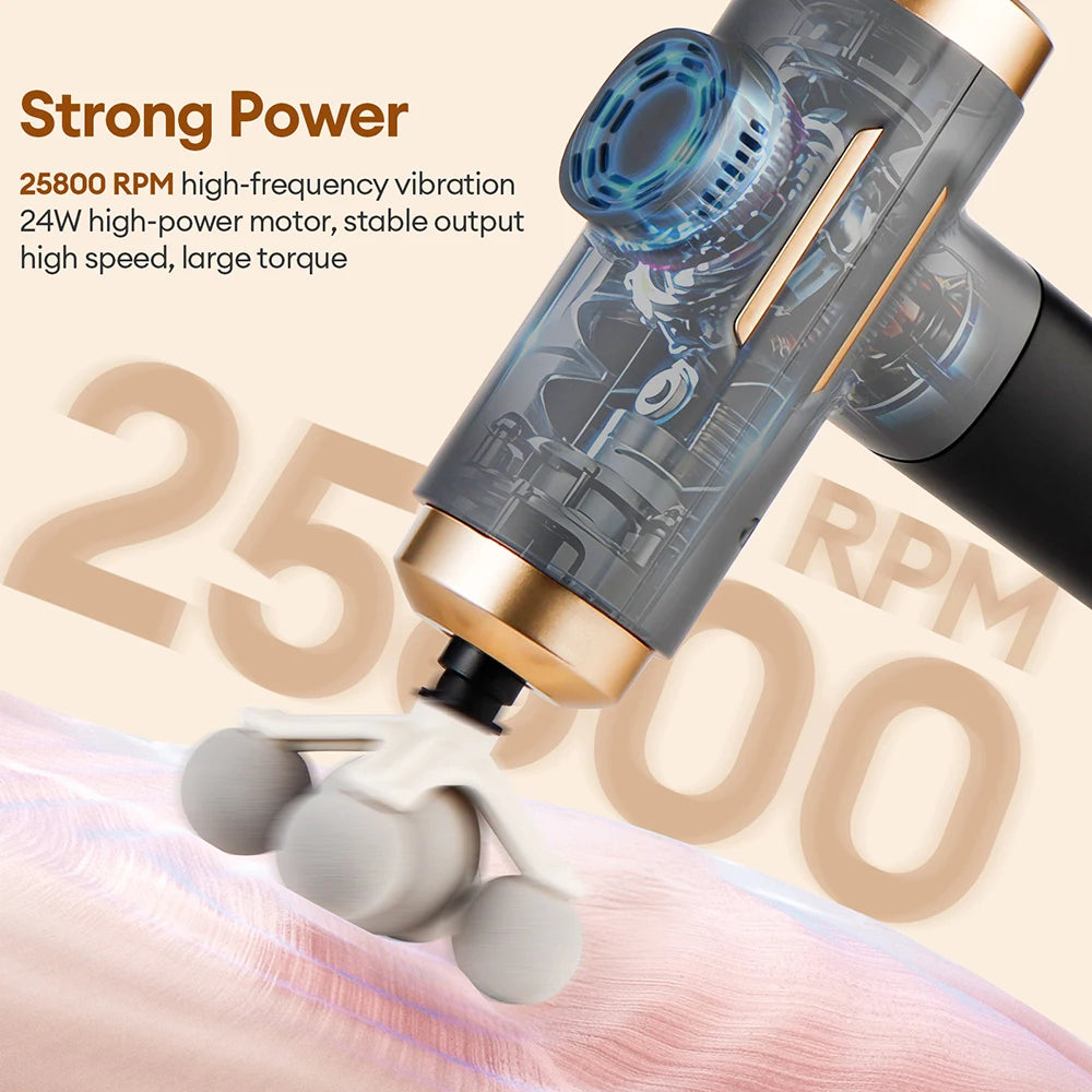 Adjustable-Level Electric Massage Gun