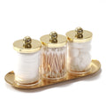Cotton Pad & Swab Organiser Set (2/3pc + tray options)