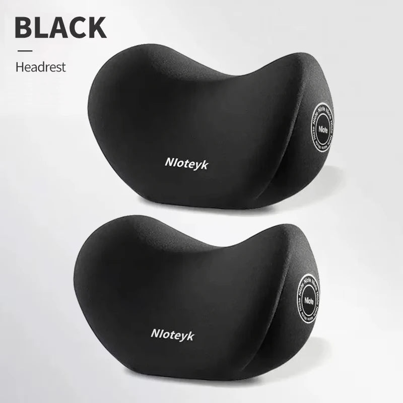 Memory Foam Car Neck & Lumbar Cushion Set