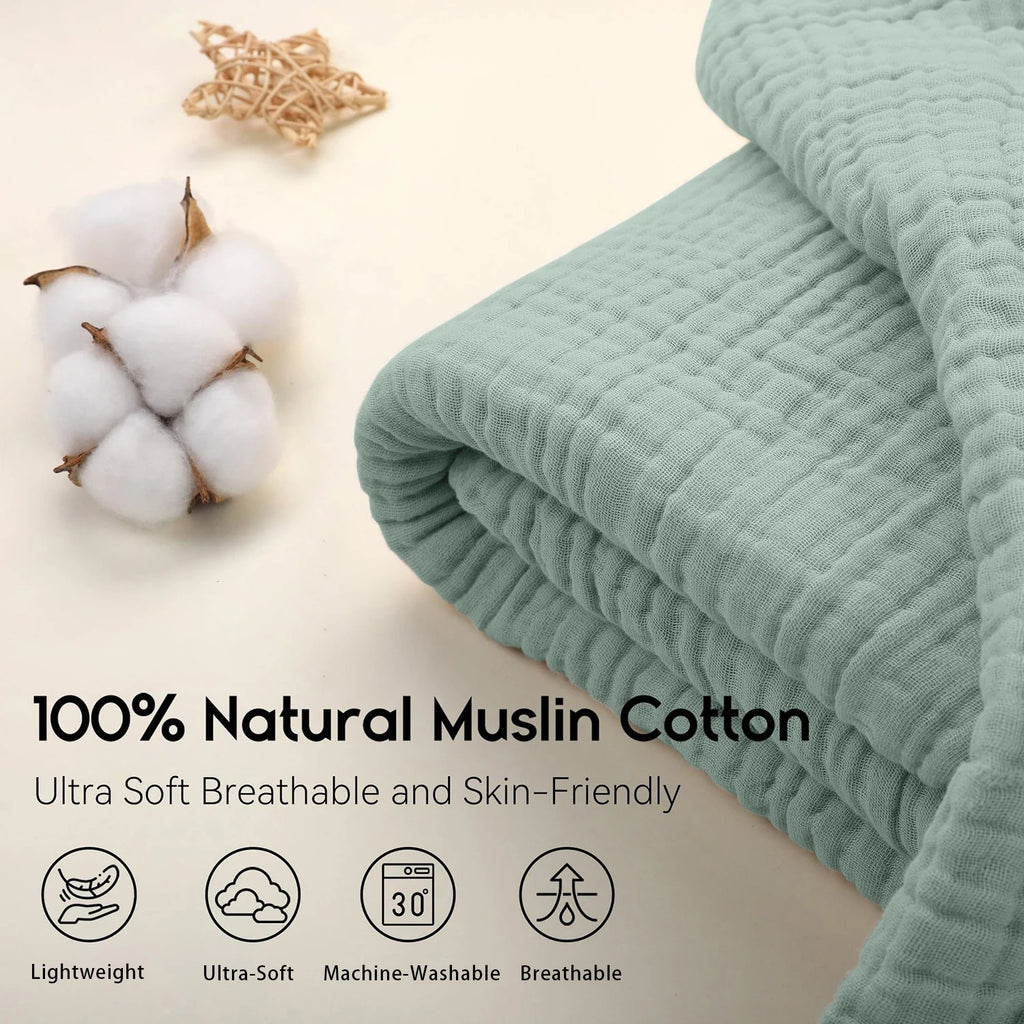 Cotton Muslin Blanket (1–6pc options)