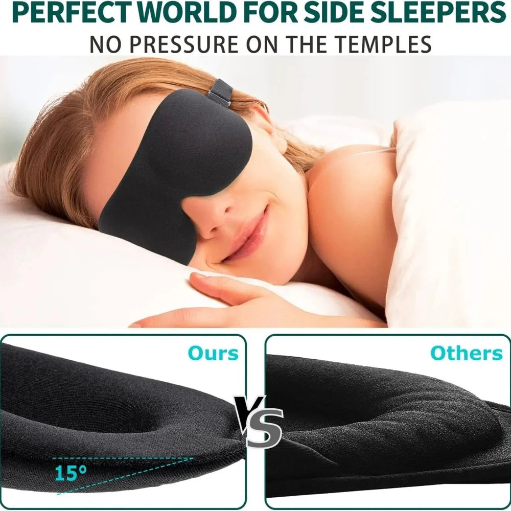 Contoured Sleep Eye Mask (1pc)