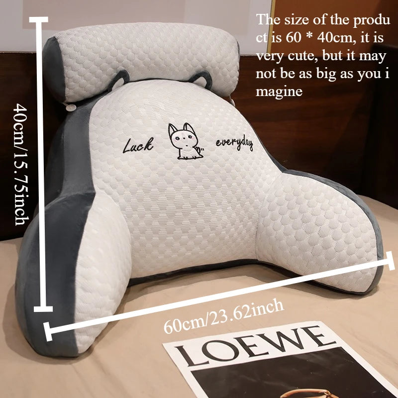 Quilted Adjustable Reading Support Pillow