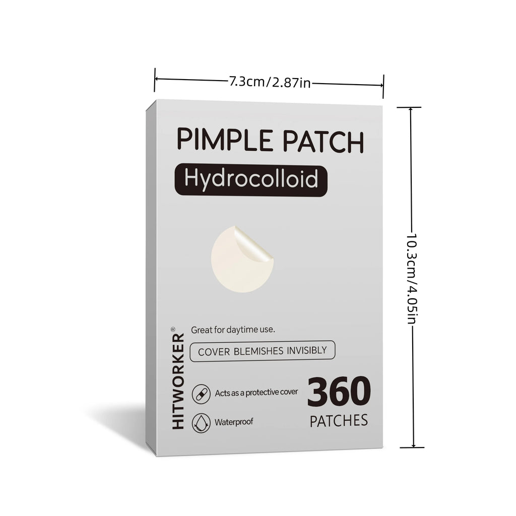 Invisible Hydrocolloid-Style Pimple Patches