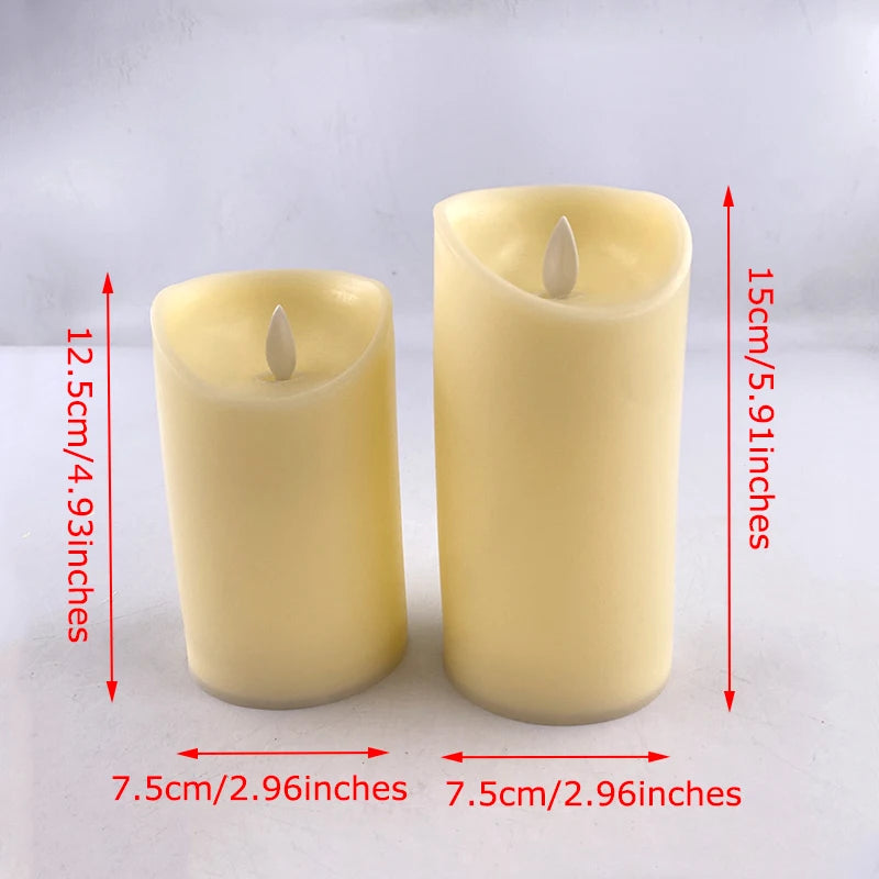 Moving-Flame LED Candles – Warm Decorative Lighting