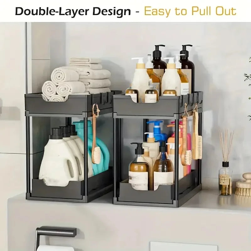2-Tier Under-Sink Storage Organiser