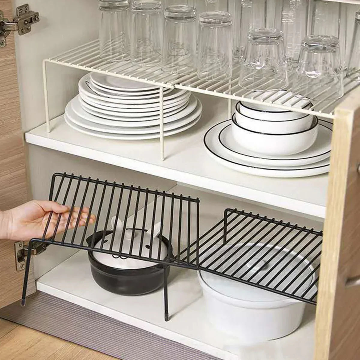 Expandable Kitchen Shelf & Spice Organiser