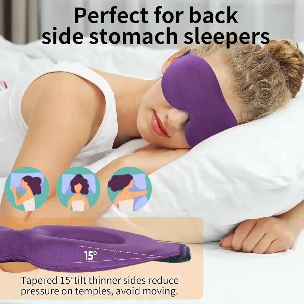 Contoured Sleep Eye Mask (1pc)