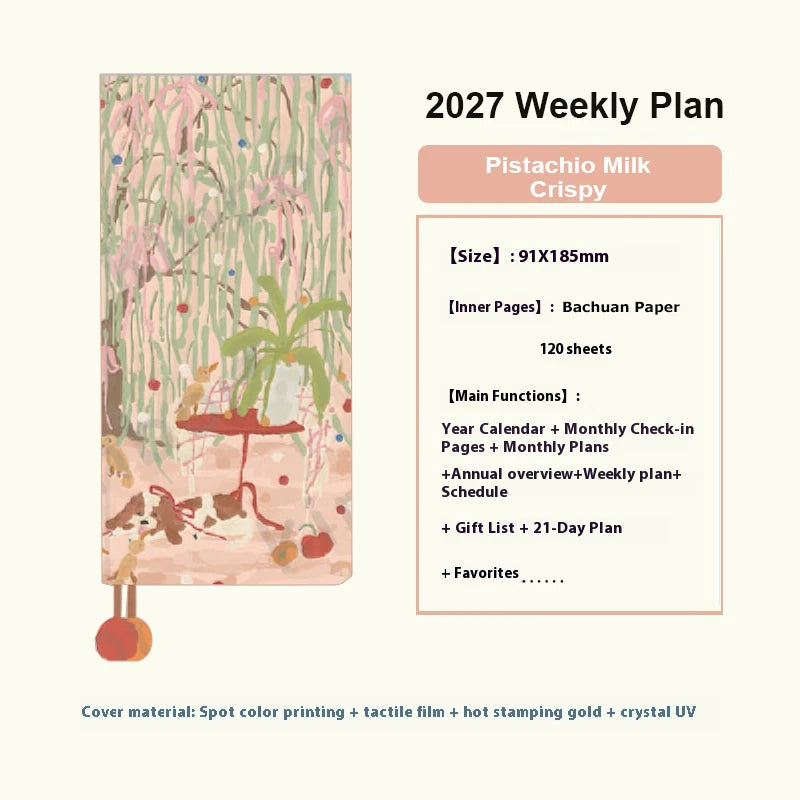 Kinbor 2027 Pocket Weekly Planner
