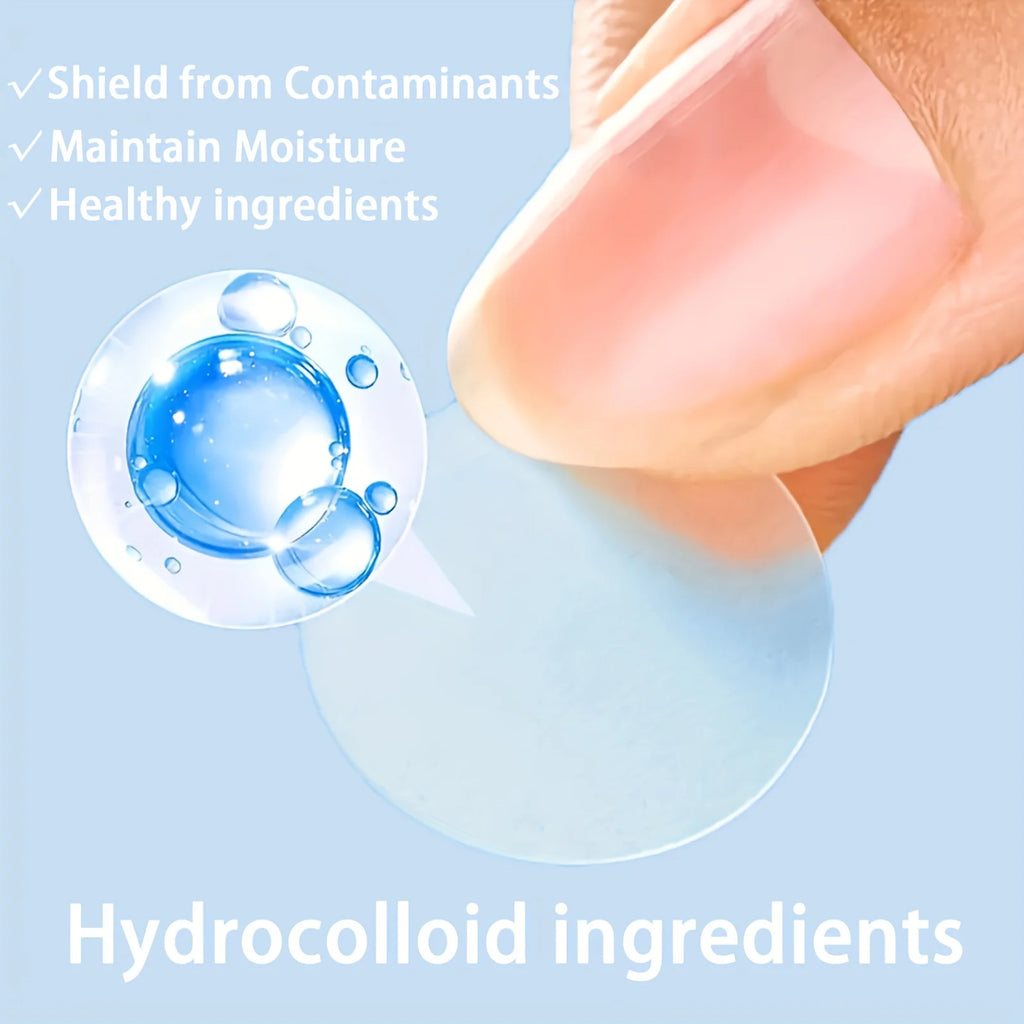 Invisible Hydrocolloid-Style Pimple Patches
