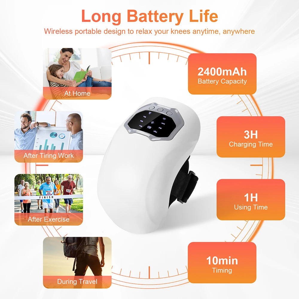 Adjustable Air-Pressure Knee Massager