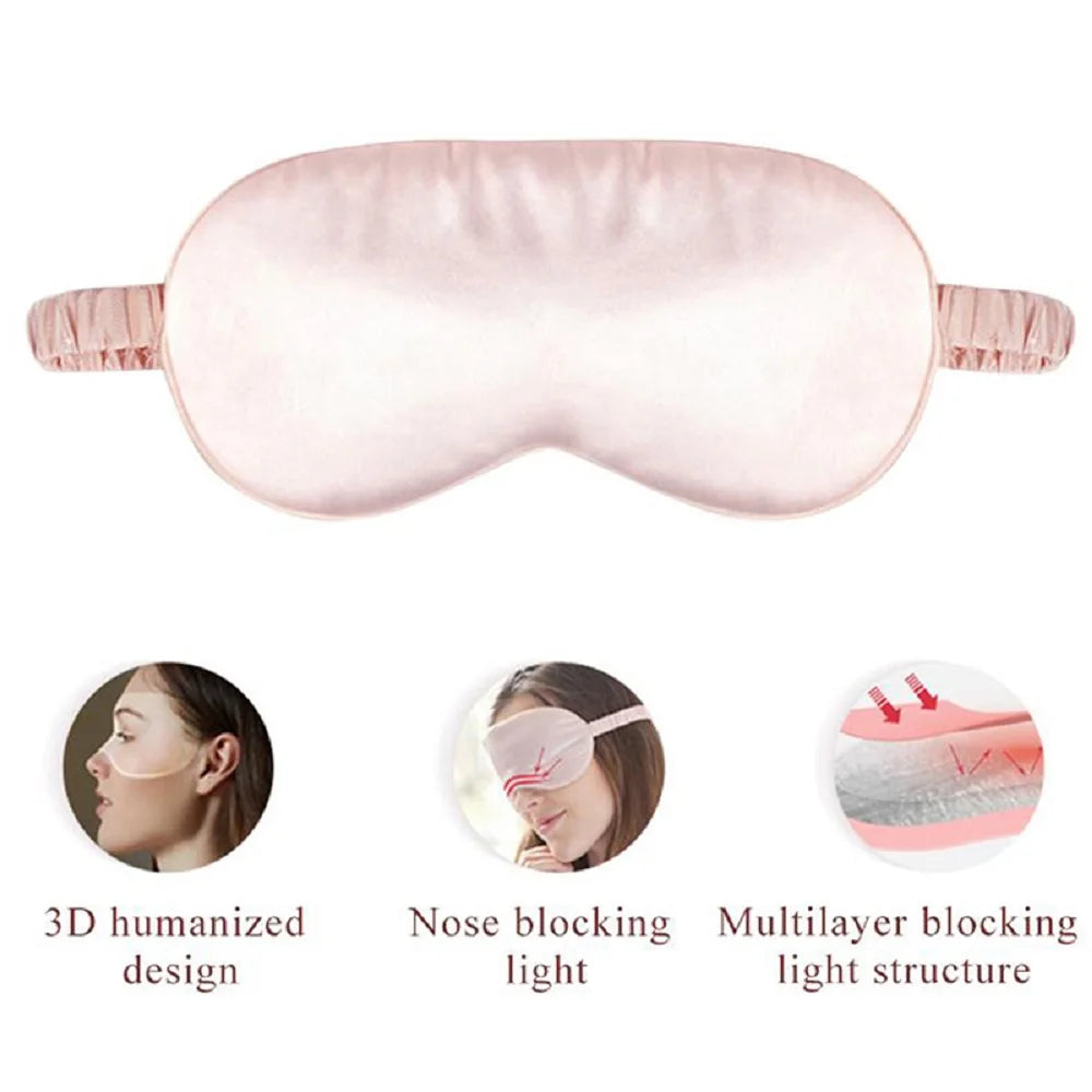 Soft Silk-Feel Sleep Mask