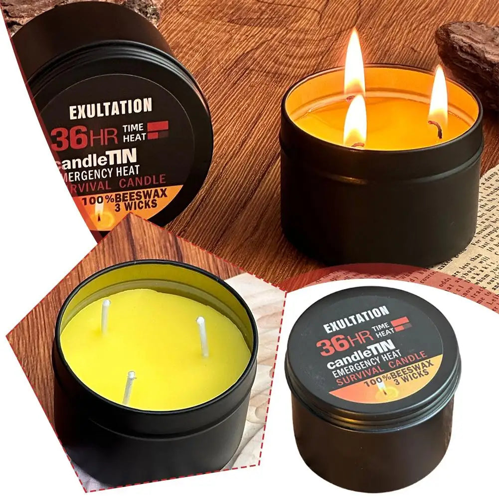 36-hour emergency candle for household preparedness