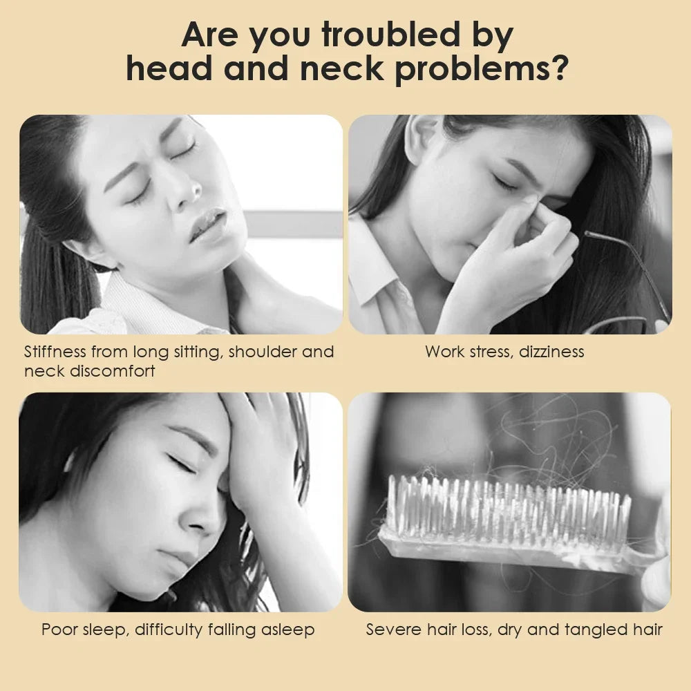 Natural Sandalwood Massage Comb