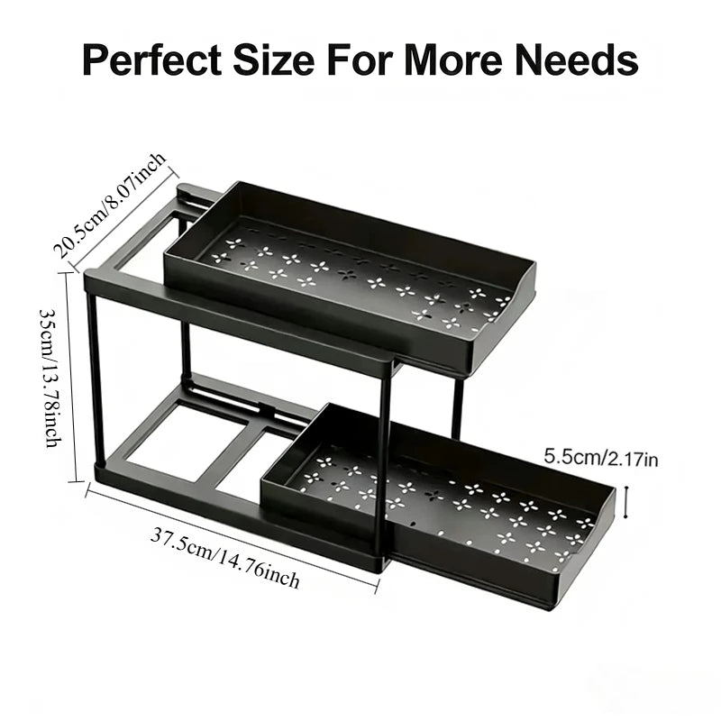 2-Tier Under-Sink Storage Organiser