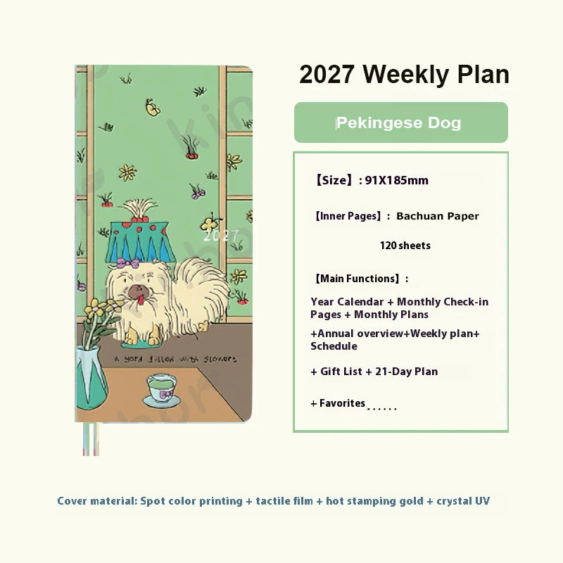 Kinbor 2027 Pocket Weekly Planner