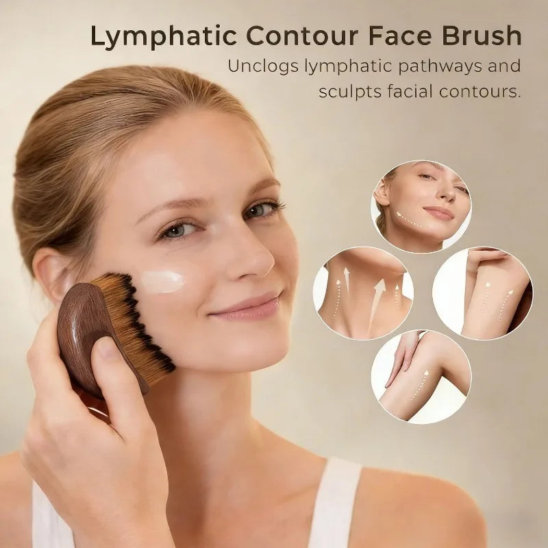 Wooden Facial Massage Brush