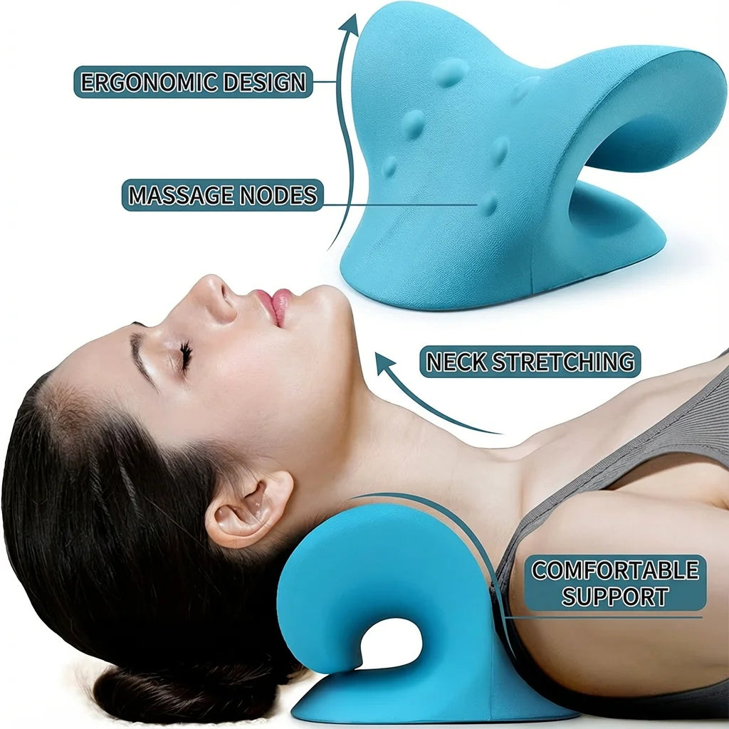 Neck Support Stretching Pillow