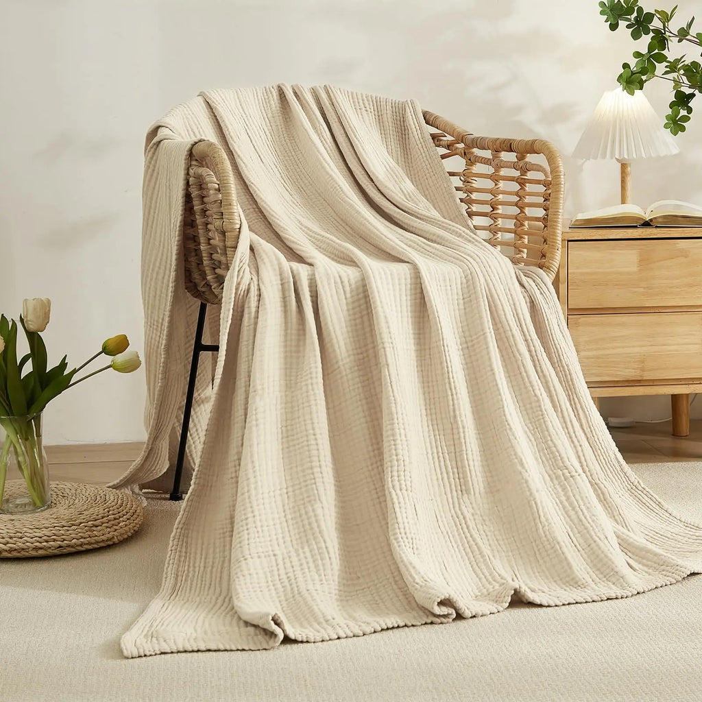 100% Cotton Muslin Blanket