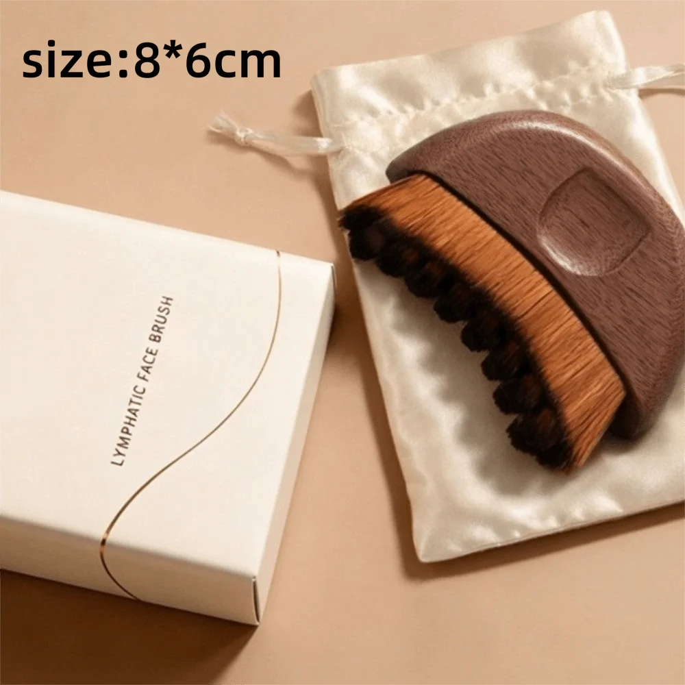 Wooden Facial Massage Brush (1pc)