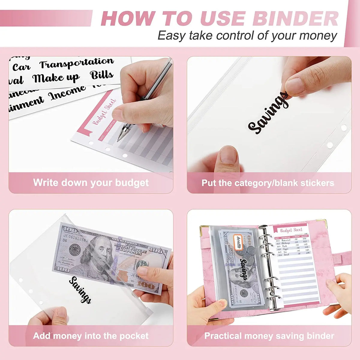 A6 Budget Binder & Cash Envelope Planner