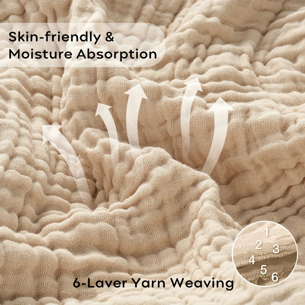 Cotton Muslin Blanket (1–6pc options)