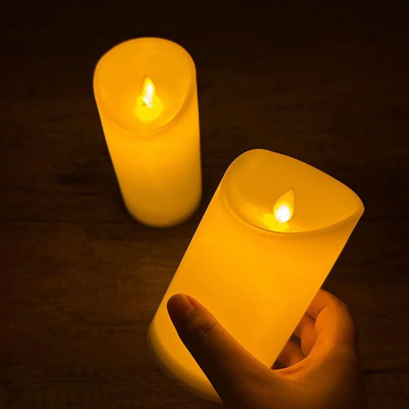Moving-Flame LED Candles – Warm Decorative Lighting