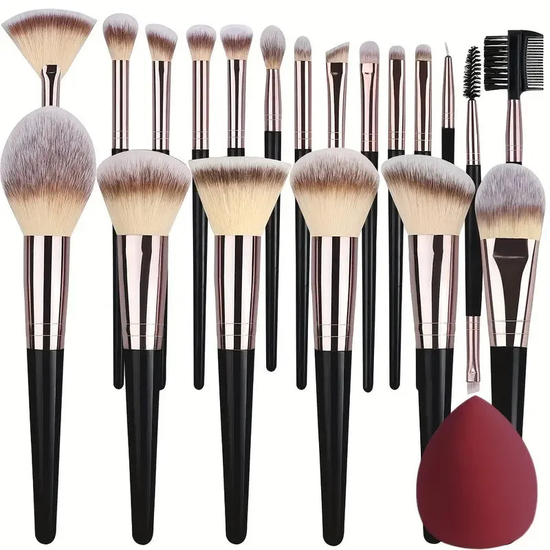 Makeup Brush Set – 3 to 20 Pieces
