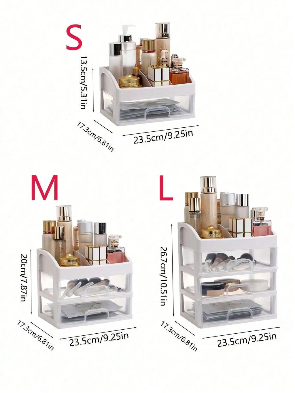 Multi-Layer Cosmetic & Jewellery Organiser (1pc)