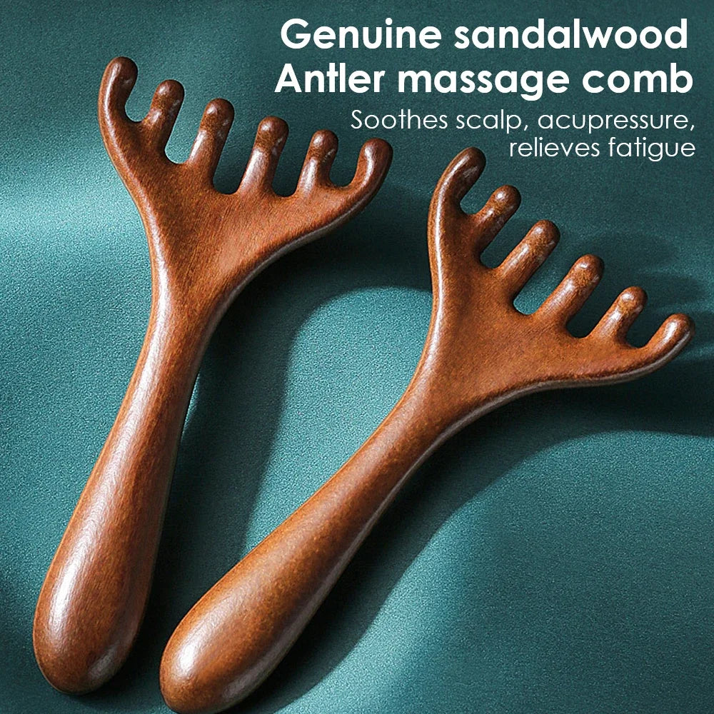 Natural Sandalwood Massage Comb
