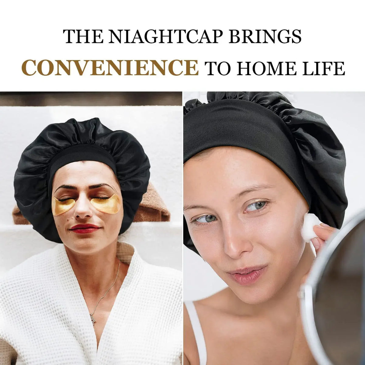 Satin Sleep Bonnet (1pc)