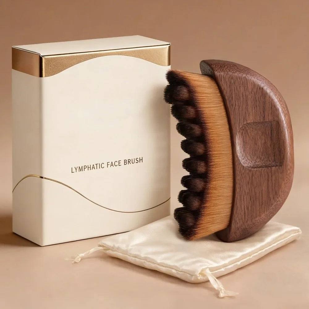 Wooden Facial Massage Brush (1pc)