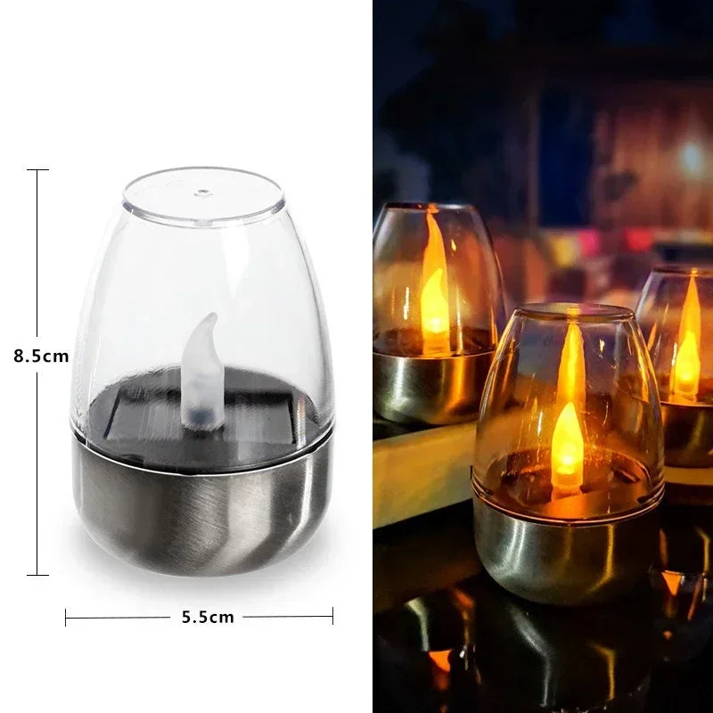 Solar-Powered Flameless Candle Lights