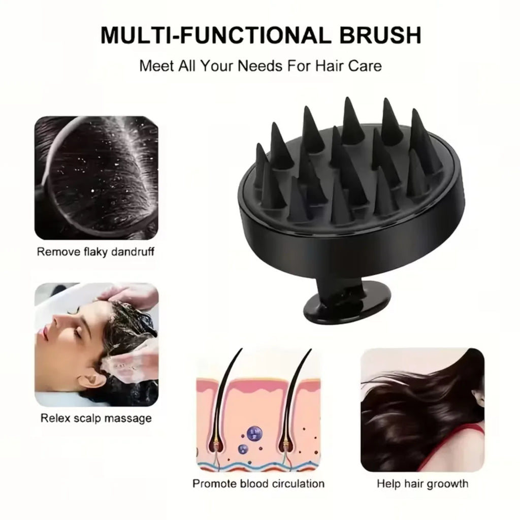 4-Piece Silicone Body Scrubber Set